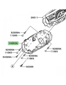 Dessous de compteur Kawasaki Z1000 (2010-2013)