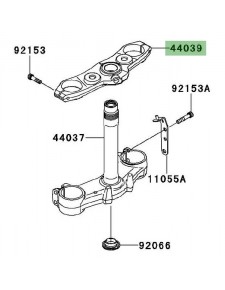 Té de fourche supérieur Kawasaki Z1000 (2010-2013)