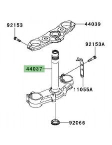 Té de fourche inférieur Kawasaki Z1000 (2010-2013)