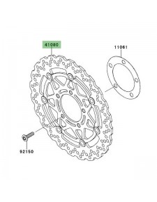 Disque de frein avant Kawasaki Z1000 (2010-2013) | Réf. 4108000675C