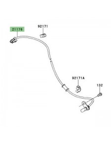 Câble ABS arrière Kawasaki Z1000 (2010-2013) | Réf. 211760134