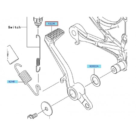 LEVER-COMP BRAKE PEDAL