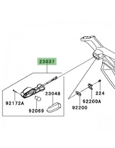 Clignotant arrière gauche Kawasaki Z1000 (2010-2013) | Réf. 230400237