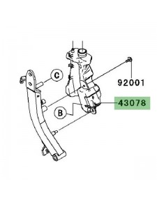 Vase d'expansion Kawasaki Z1000 (2010-2013) | Réf. 430780064