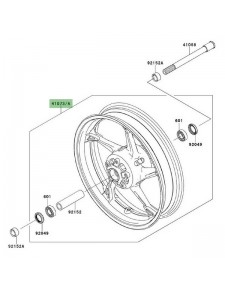 Jante avant d'origine Kawasaki Z1000 (2010-2013) | Moto Shop 35