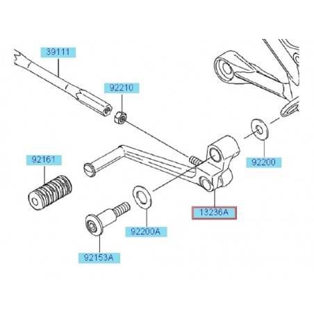 LEVER-COMP CHANGE PEDAL