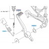 PEDALE FREIN ARRIERE KAWASAKI ZX6R 132360111