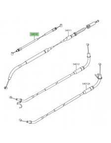 Câble de fermeture de selle Kawasaki Z900RS (2018-2021)