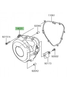 Carter d'alternateur Kawasaki Z900RS (2018-2021) | Réf. 140310617