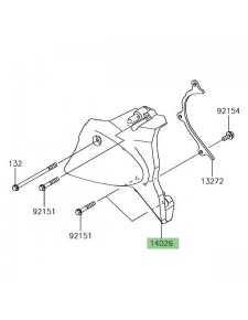 Carter pignon de sortie de boîte Kawasaki Z900RS (2018-2021) | Réf. 140260138