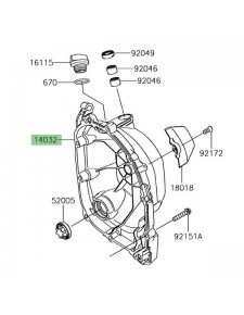 Carter d'embrayage Kawasaki Z900RS (2018-2021) | Réf. 140320640