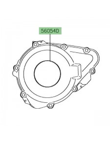 Autocollant carter d'alternateur Kawasaki Z900RS (2018-2021) | Réf. 560542379