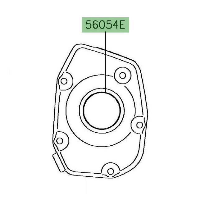 Autocollant "DOHC" carter d'allumage Kawasaki Z900RS (2018-2021) | Réf. 560542380