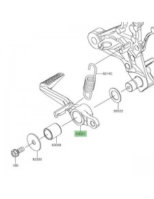 Pédale de frein Kawasaki Z900RS (2018-2021)