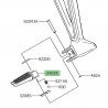 Repose-pieds arrière Kawasaki Z900RS (2018-2021)