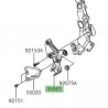 Platine repose-pieds avant Kawasaki Z900RS (2018-2021)