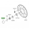 Capuchon écrou de roue arrière Kawasaki 110121590 | Moto Shop 35