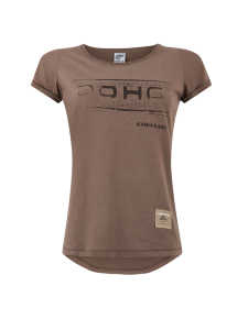 t shirt femme brun