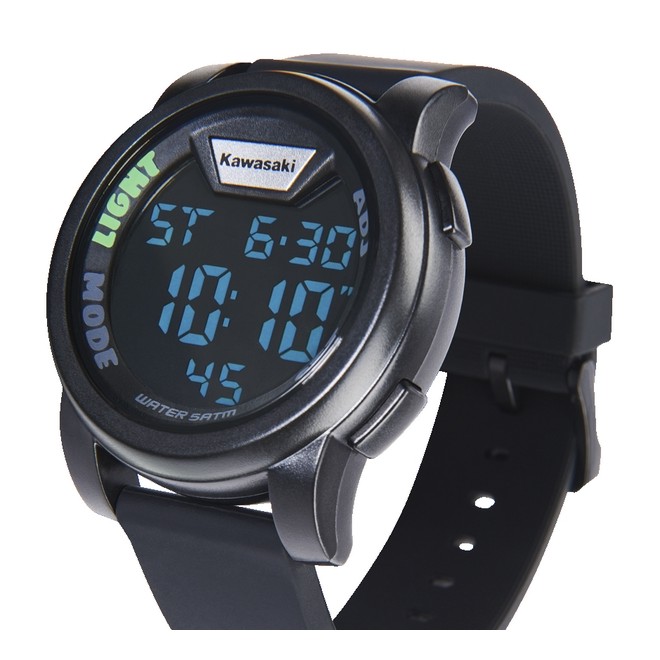 Montre numérique bracelet noir Kawasaki | Réf. 186SPM0033