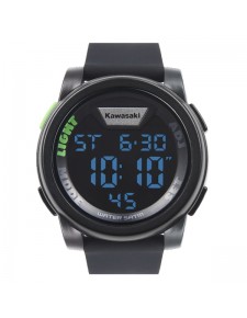 Montre numérique bracelet noir Kawasaki | Réf. 186SPM0033