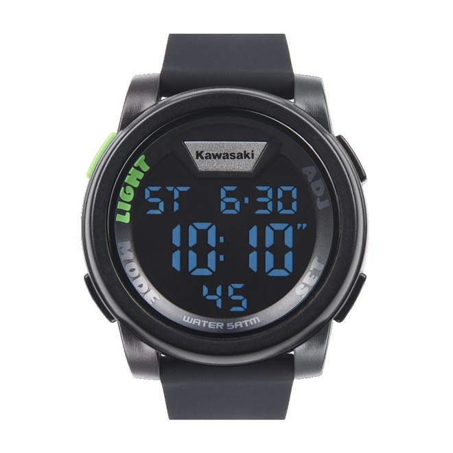 Montre numérique bracelet noir Kawasaki | Réf. 186SPM0033