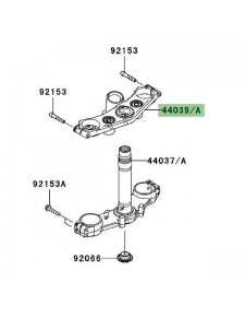 Té de fourche supérieur Kawasaki Z750 (2007-2012) | Réf. 44039005711E