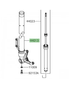 Tube de fourche gauche Kawasaki Z900RS (2018-2021) | Réf. 440130314