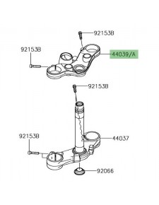 Té de fourche supérieur Kawasaki Z900RS (2018-2021) | Réf. 44039018218R