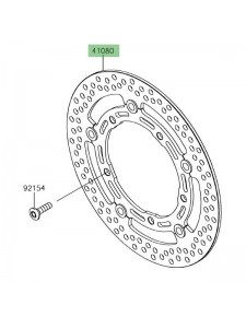 Disque de frein avant Kawasaki Z900RS (2018-2021) | Réf. 41080067711I