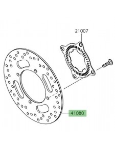 Disque de frein arrière Kawasaki Z900RS (2018-2021) | Réf. 410800678