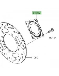 Cible ABS arrière Kawasaki 210070660 | Moto Shop 35