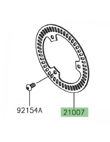 Cible ABS avant Kawasaki Z900RS (2018-2021) | Moto Shop 35