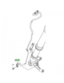 Câble ABS avant Kawasaki Z900RS (2018-2021) | Réf. 211760848