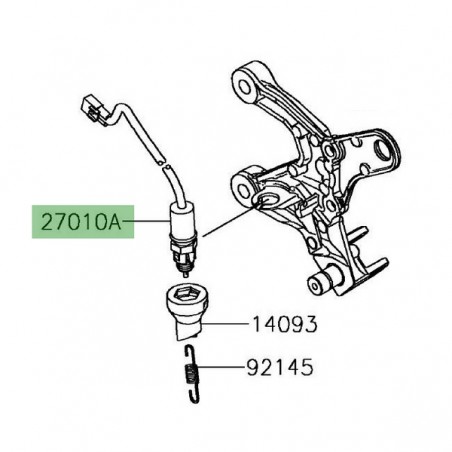 Contacteur de frein arrière Kawasaki Z900RS (2018-2021) | Réf. 270100867