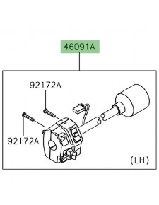 Commodo gauche Kawasaki Z900RS (2018-2021) | Réf. 460910424 - 460910518