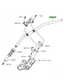 Guidon d'origine Kawasaki Z900RS (2018-2021)