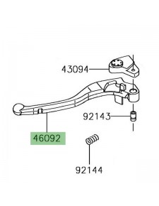 Levier d'embrayage Kawasaki Z900RS (2018-2021) | Réf. 460920570