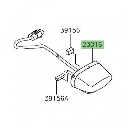Éclairage de plaque à Leds Kawasaki Z900RS (2018-2021) | Moto Shop 35