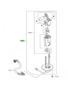 Pompe à essence Kawasaki Z900RS (2018-2021) | Réf. 490400762