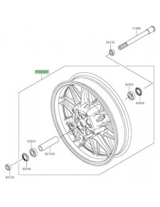 Jante avant Kawasaki Z900RS (2018-2021)