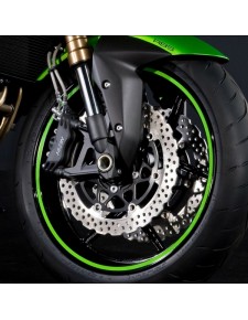 Kit liserés de jante vert (une roue) Kawasaki | Réf. 197BWT0004