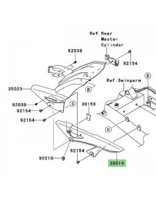 Protection de chaîne Kawasaki Versys 1000 (2012-2018)