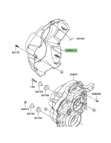 Entourage optique avant Kawasaki Versys 1000 (2012-2014) | Moto Shop 35