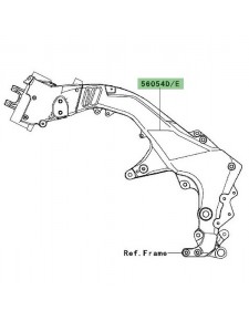 Autocollant de cadre Kawasaki Versys 1000 (2012-2014) | Moto Shop 35