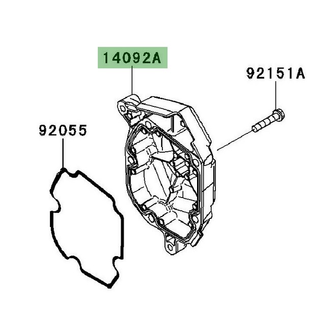 Carter d'allumage Kawasaki Versys 1000 (2012-2024) | Réf. 140920819