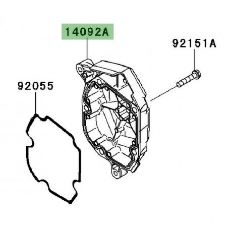 Carter d'allumage Kawasaki Versys 1000 (2012-2024) | Réf. 140920819