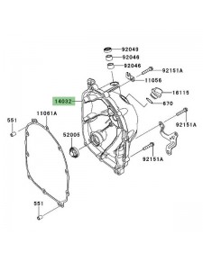 Carter d'embrayage Kawasaki Versys 1000 (2012-2021) | Réf. 140320590