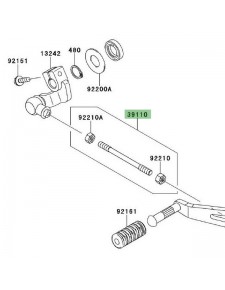 Tige de sélecteur Kawasaki Versys1000 (2012-2018) | Réf. 391100306