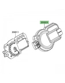 Dessus de compteur Kawasaki Versys 1000 (2012-2014)