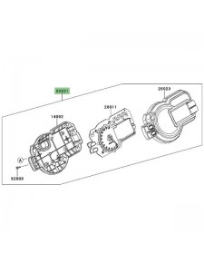 Bloc compteur Kawasaki Versys 1000 (2012-2014) | Réf. 250310404